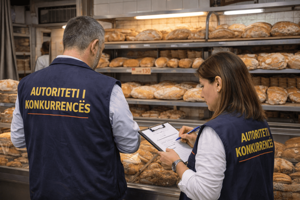 Nis monitorimi i tregut të bukës në Korçë nga Autoriteti i Konkurrencës